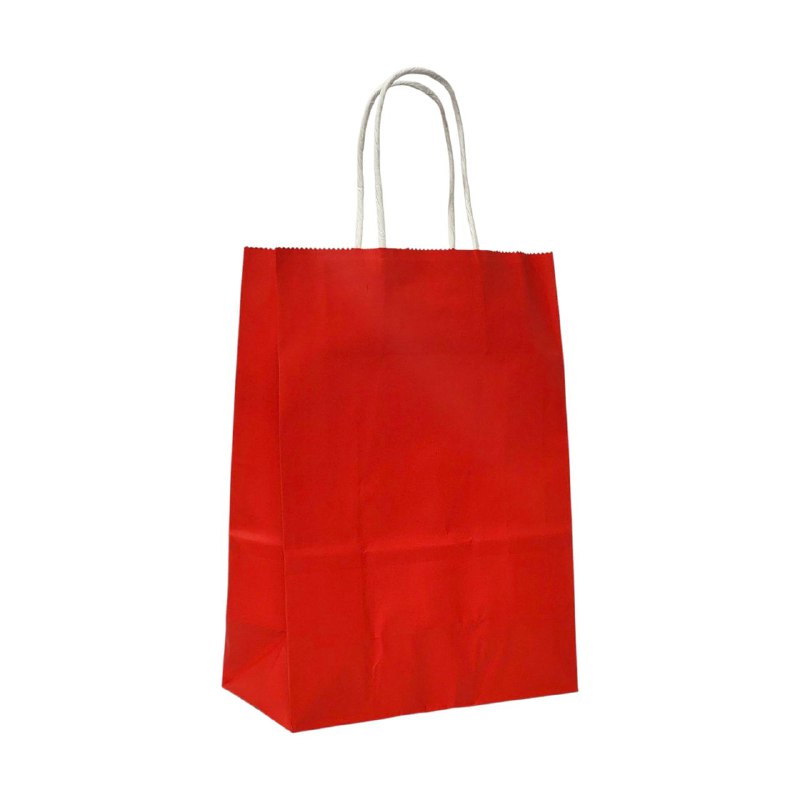 BOLSA DE REGALO PEQUEÑA 21X27X11 13 COLORES PAPEL CRAFT