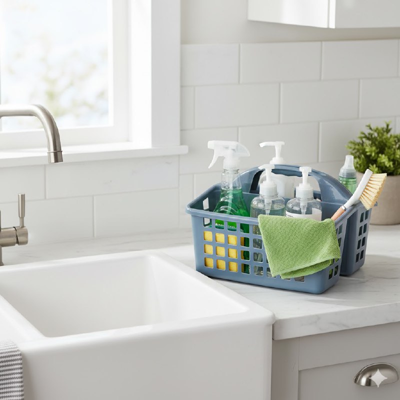 CANASTA ORGANIZADORA DE ALMACENAMIENTO PORTATIL, 3 COLORES