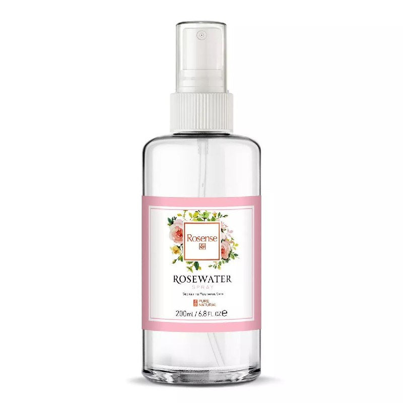 SPRAY FACIAL DE AGUA DE ROSAS PARA UNA PIEL JOVEN ROSENSE 200ML