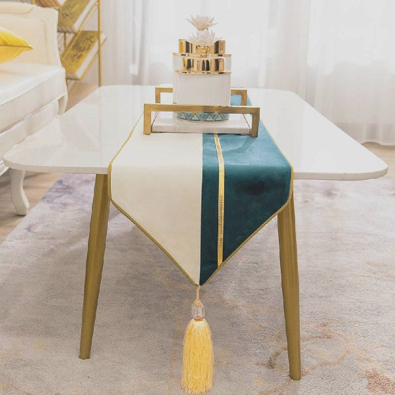 MANTEL PARA MESA ELEGANTE, CAMINO DE COMEDOR, DE LINO, DECORATICO, ESTILO RECTANGULAR 32X240CM