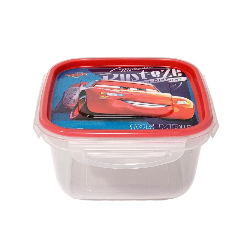 ORGANIZADOR RECIPIENTE PARA NIÑOS CON DISEÑO DE CARS