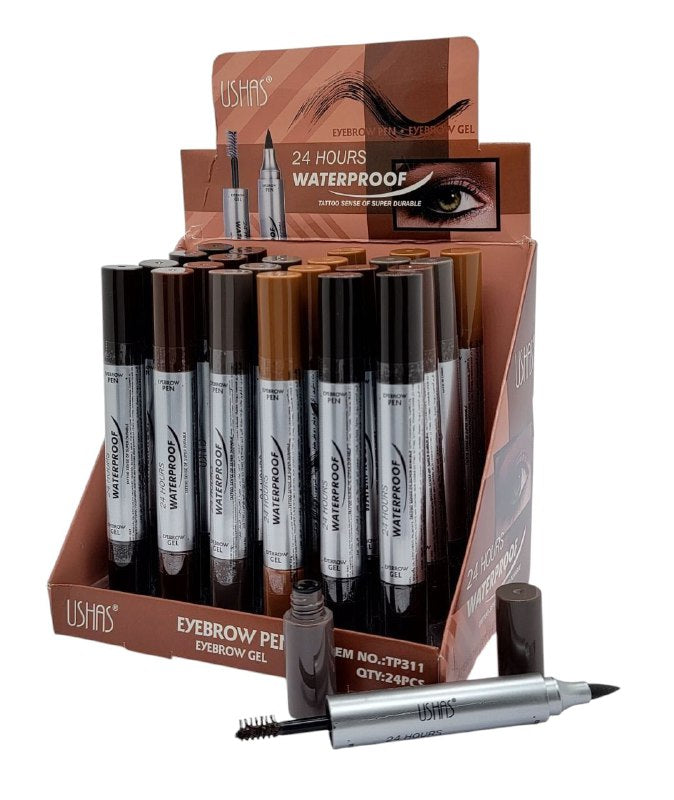 DELINEADOR Y GEL PARA CEJAS 2 EN 1 , 4 TONOS DISPONIBLES USHAS 1.1G