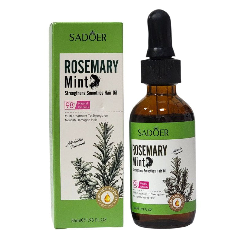 ACEITE PARA EL CABELLO DE ROMERO FORTALECEDOR ANTICAIDA SADOER 55ML