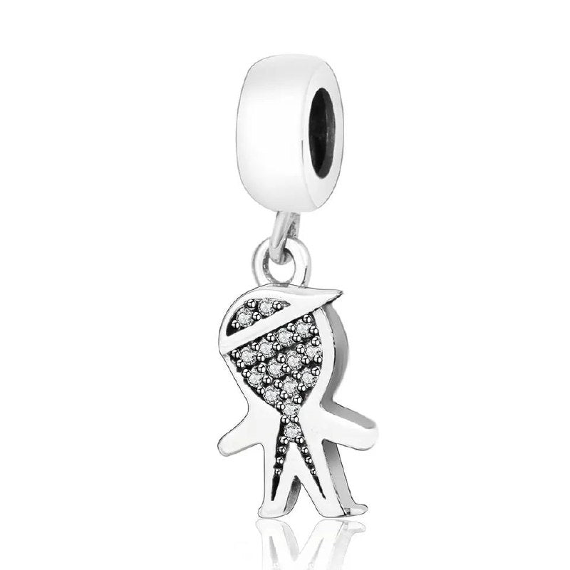 PCHARM3069 FORMA NIÑO PANDORA PLATA 9.25