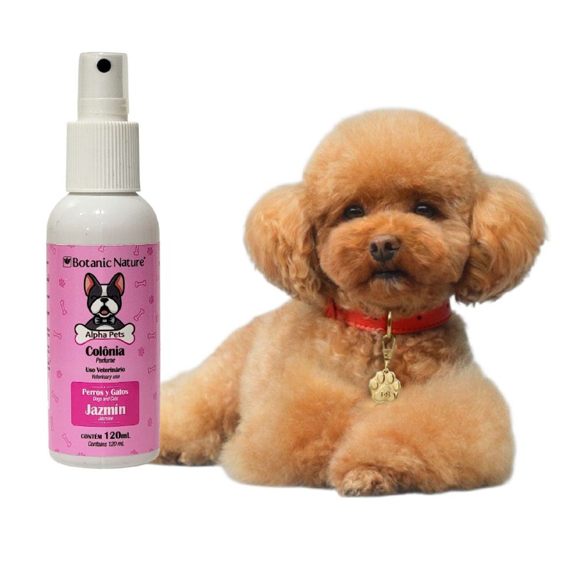 PERFUME PARA PERROS Y GATOS USO VETERINARIO AROMA JAZMIN BOTANIC NATURE ALPHA PETS 120ML