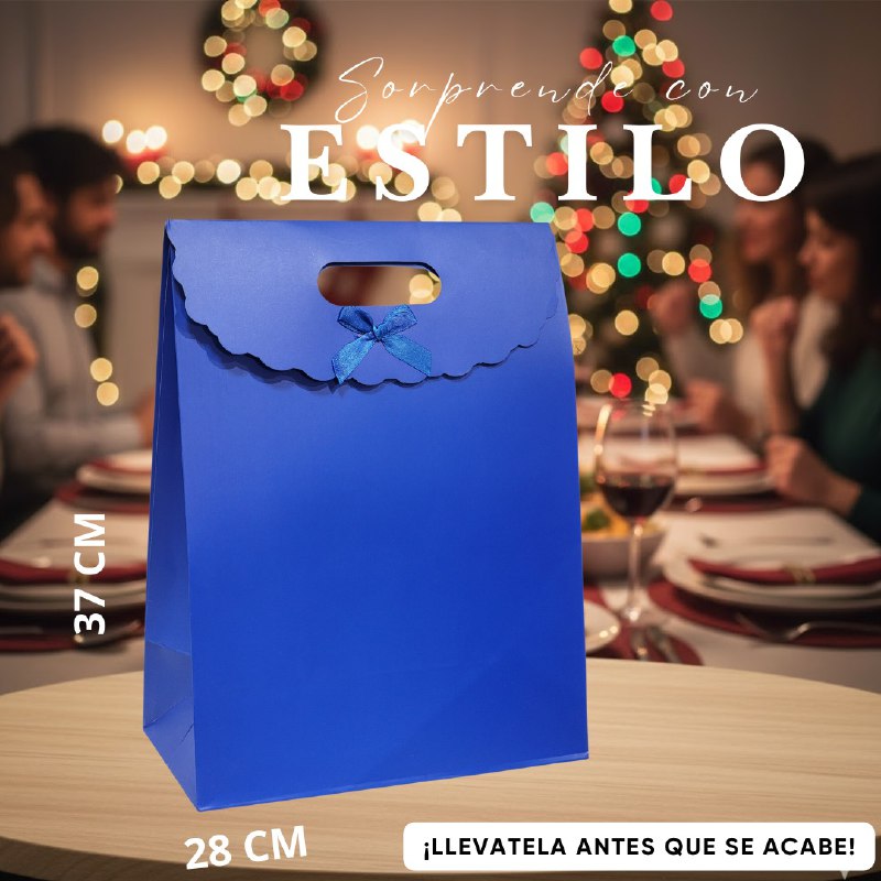 BOLSA DE REGALO EXTRA GRANDE 28X37CM