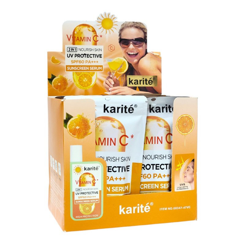 PROTECTOR SOLAR 2 EN 1 DE VITAMINA C SPF60 KARITE 60ML DUPE DE LAROCHE POSAY