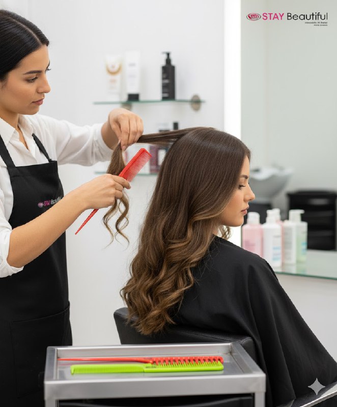 CEPILLO PEINE FINOS PARA SEPARAR EL CABELLO STAY BEAUTIFUL 2 PIEZAS