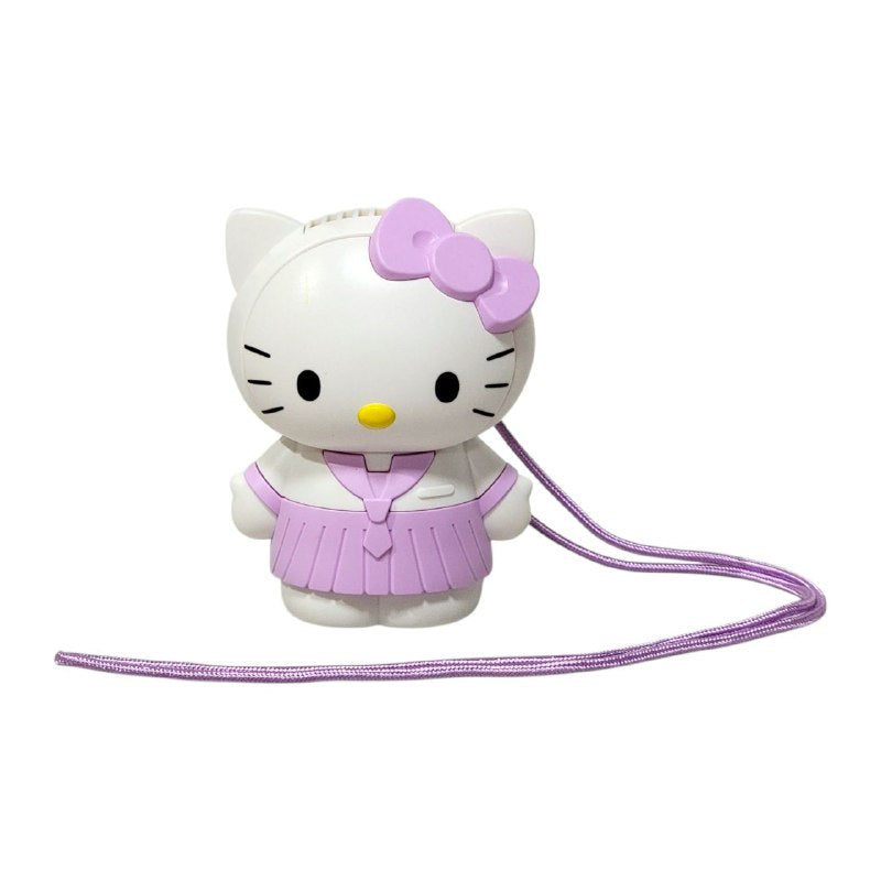 VENTILADOR DE CUELLO RECARGABLE HELLO KITTY CUTE FAN 3 COLORES