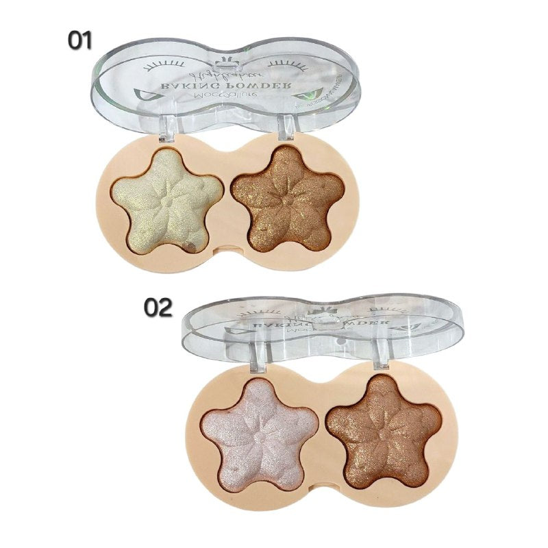 ILUMINADOR DE MAQUILLAJE MOCMALLURE BAKING POWDER 2 TONOS