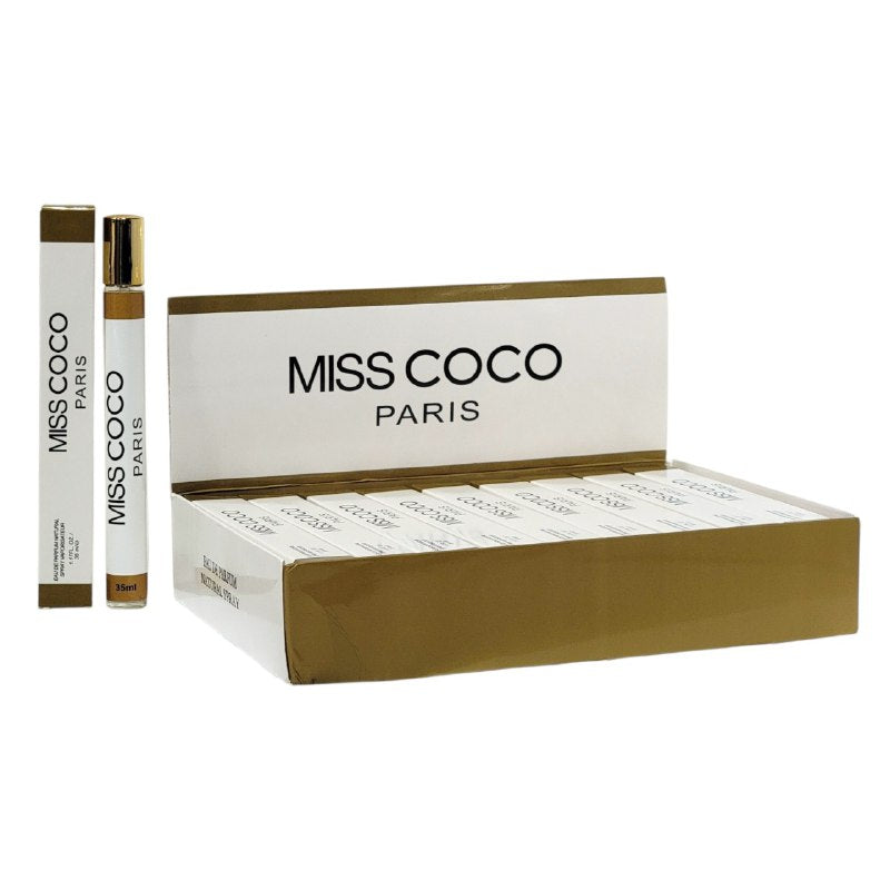 PERFUME EN TUBO PARA MUJER MISS COCO PARIS LUCA BOSSI EDP 35ML (M) (AROMA SIMILAR CHANEL COCO MADEMOISELLE)