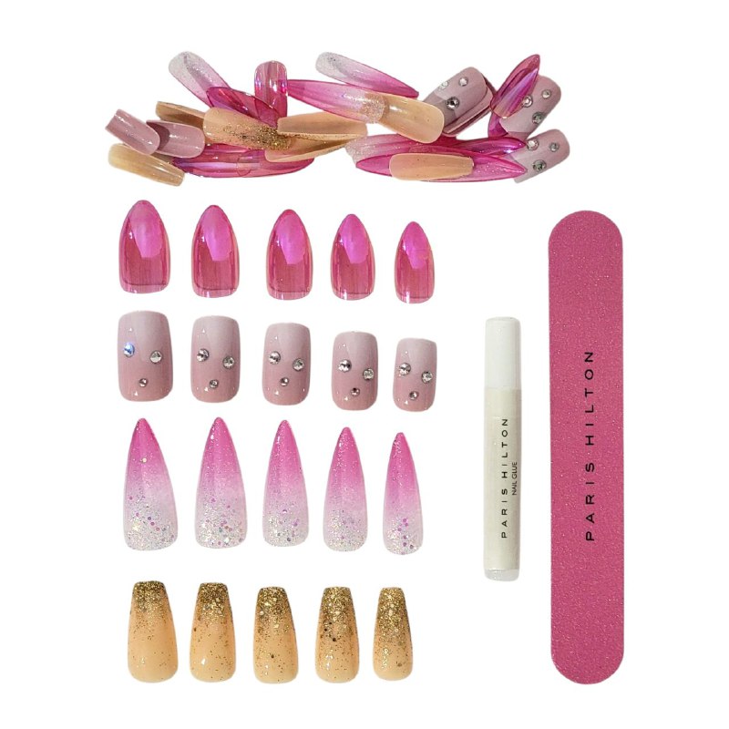 UÑAS POSTIZAS A PRESION EN SET ORIGINAL PARIS HILTON