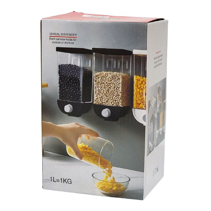 ALMACENADOR DISPENSADOR DE ALIMENTOS SECOS, CEREALES, PRESERVA FRESCURA FRESH EASY 1KG