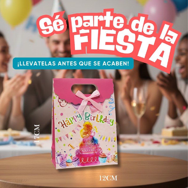 BOLSA DE REGALO EXTRA PEQUEÑA 12X17CM