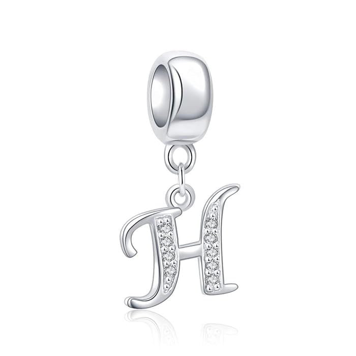 PCHARM4056$H LETRA H PANDORA PLATA 9.25