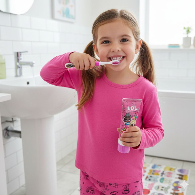 PASTA DE DIENTES Y CEPILLO PARA NIÑA LOL SUPRISE NEVADA KIDS 75ML