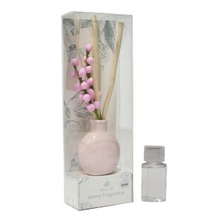 AMBIENTADOR AROMATIZANTE DIFUSOR DE VARILLAS PARA EL HOGAR DE AROMA CONTINUO SIN HUMO NI GOTEO, 5 AROMAS REED DIFFUSER