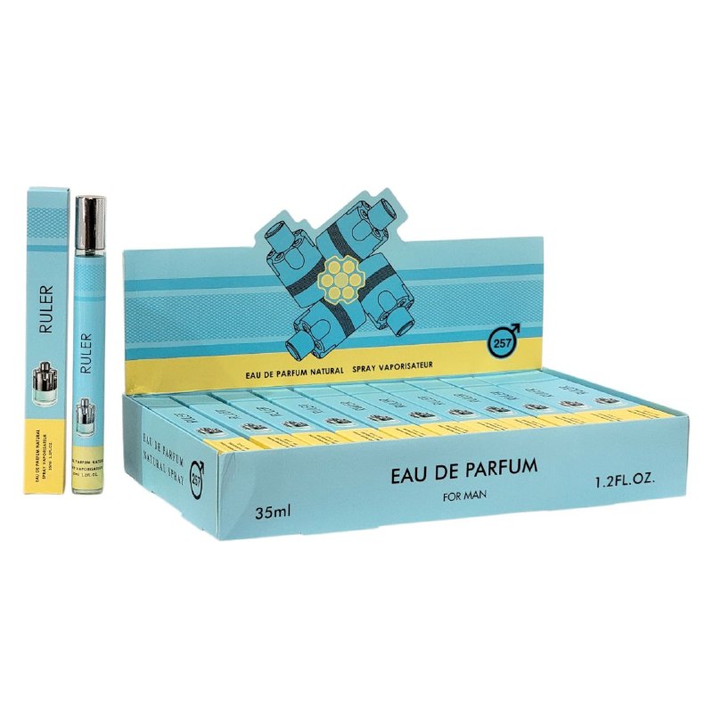 PERFUME EN TUBO PARA HOMBRE RULER EDP 35ML (H) (AROMA SIMILAR AZZARO)