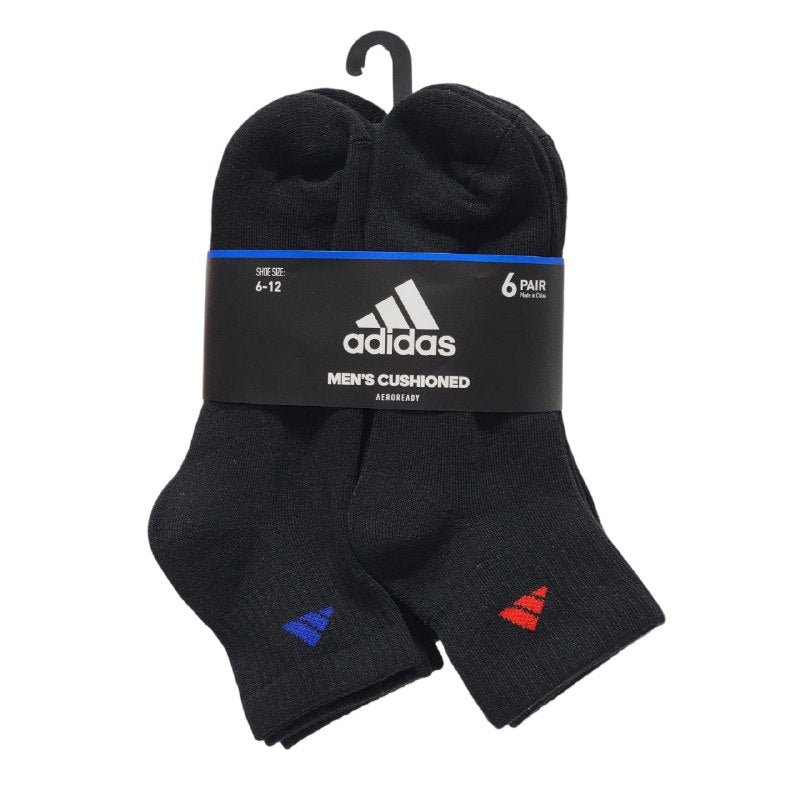 CALCETA TOBILLERA ADIDAS PARA HOMBRE 6 PARES TALLA 6-12
