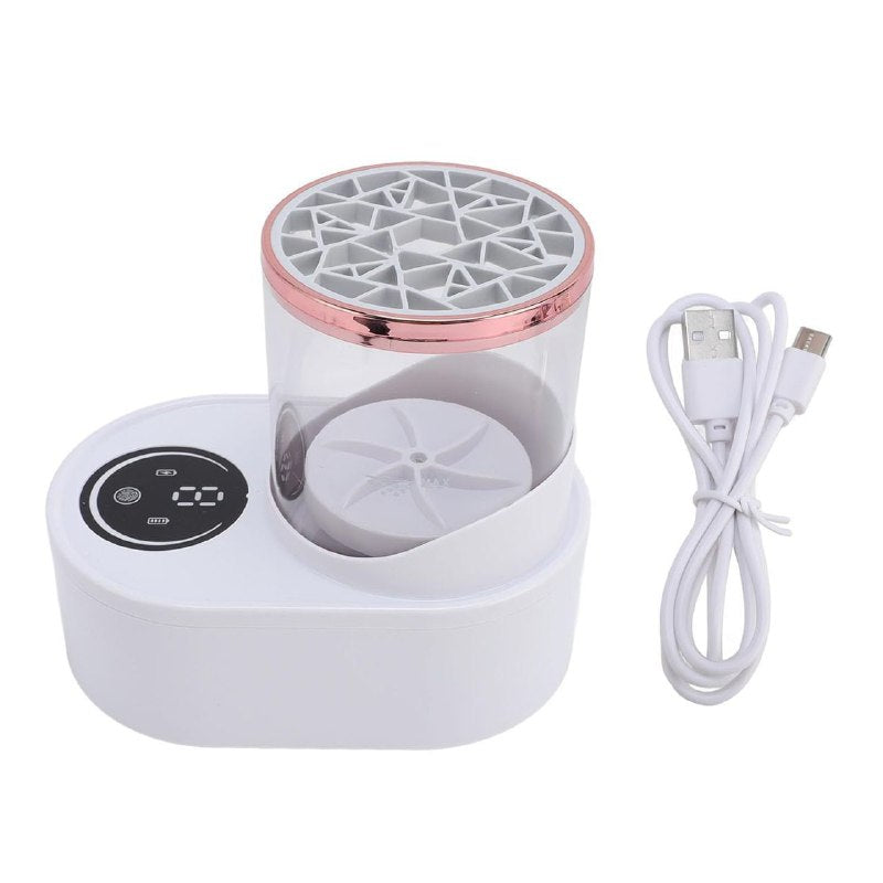 MAQUINA LIMPIADORA DE BROCHAS DE MAQUILLAJE ELECTRICO, LAVADORA DE BROCHAS POTENCIA 6W ELECTRIC MAKEUP BRUSH CLEANER