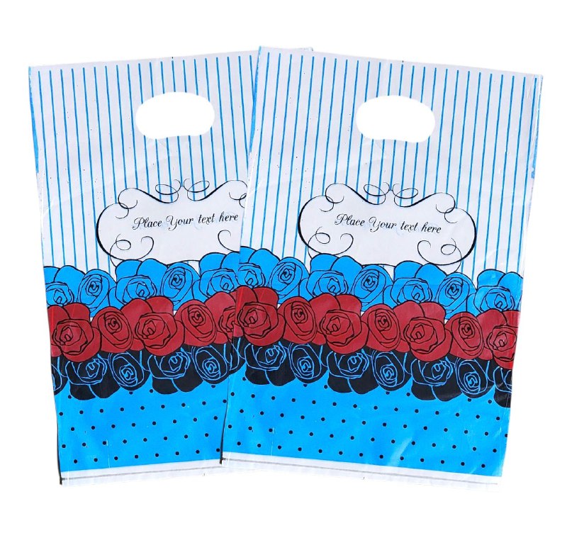 BOLSA DE REGALO PLASTICA PEQUEÑA 20X30CM, PAQUETE 100UND