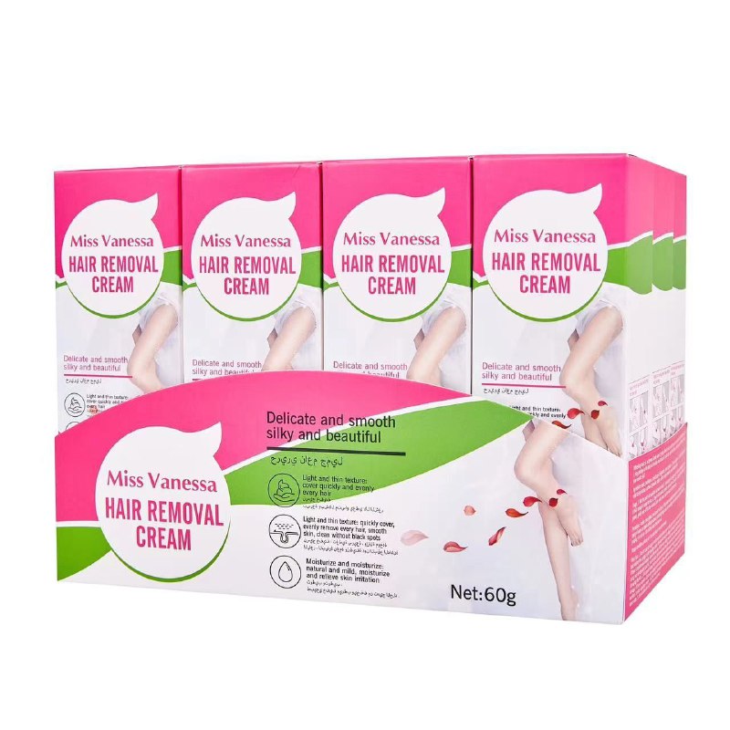 CREMA CORPORAL DEPILADORA DE ACCION ULTRA RAPIDA MISS VANESSA 60G