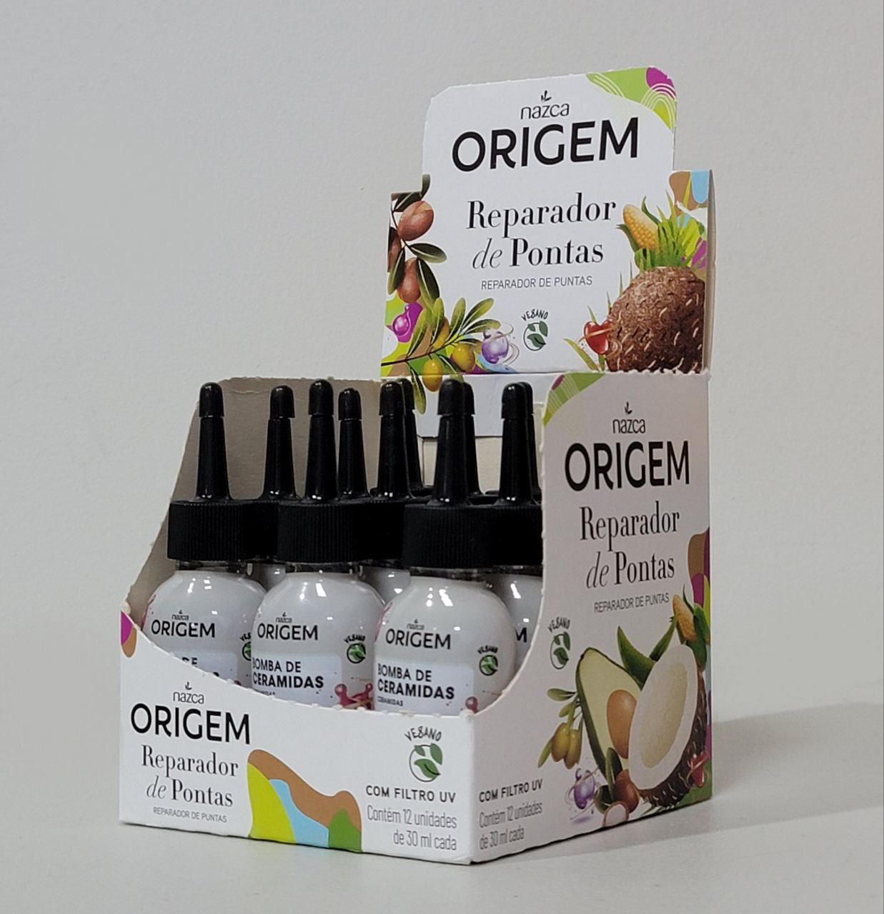 Masque Capillaire Hydratant à L’huile D’olive Nazca Origem - 1 Kg Pour Cheveux Abîmés