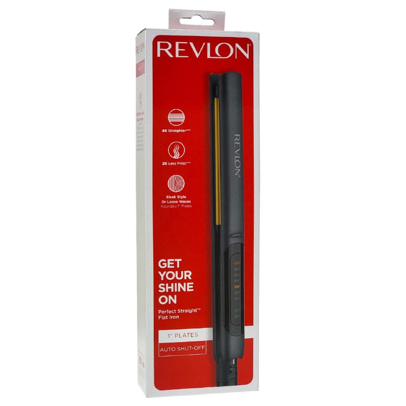 PLANCHA PARA EL CABELLO DE ALISO PERFECTO RECTO Y MENOS FRIZZ REVLON