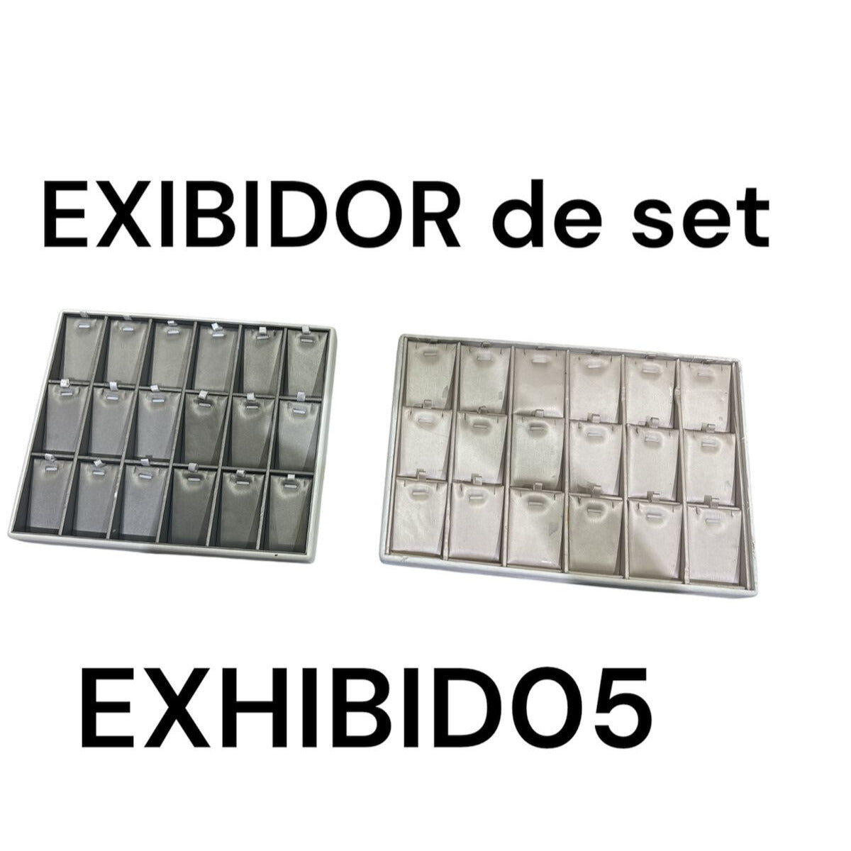 MAQUETA EXHIBIDOR DE LUJO PARA SET DE JOYERIA