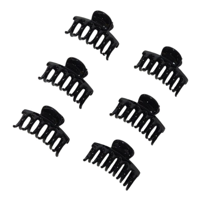 GANCHO PARA EL CABELLO DE MATERIAL RESISTENTE 3X4CM EVOK 6 PIEZAS