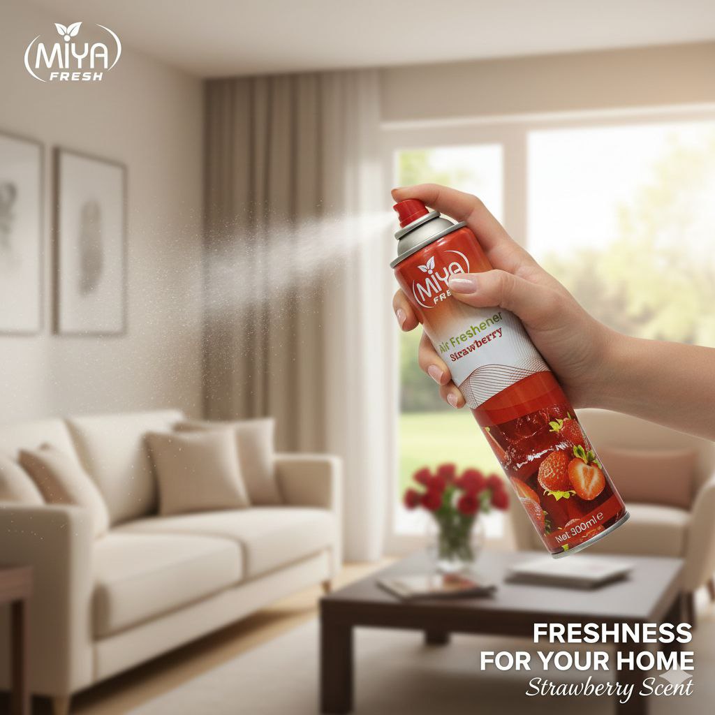 AMBIENTADOR CON AROMA A FRESA MIYA FRESH 300ML