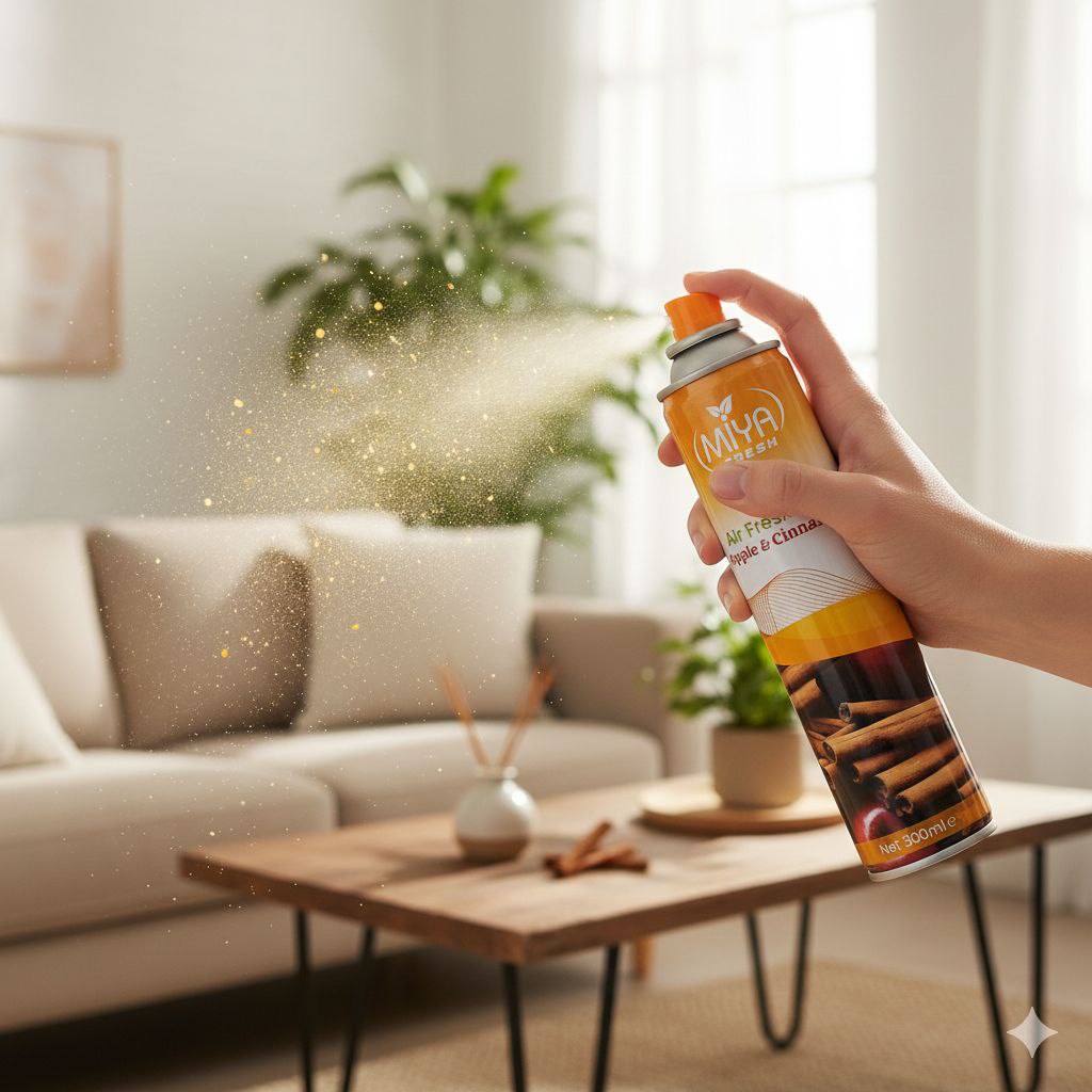 AMBIENTADOR CON AROMA A MANZANA Y CANELA MIYA FRESH 300ML