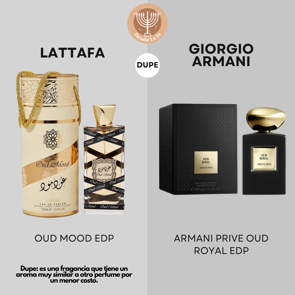 LATTAFA OUD MOOD EDP 100ML (U) (DUPE GIORGIO ARMANI ARMANI PRIVE OUD ROYAL)
