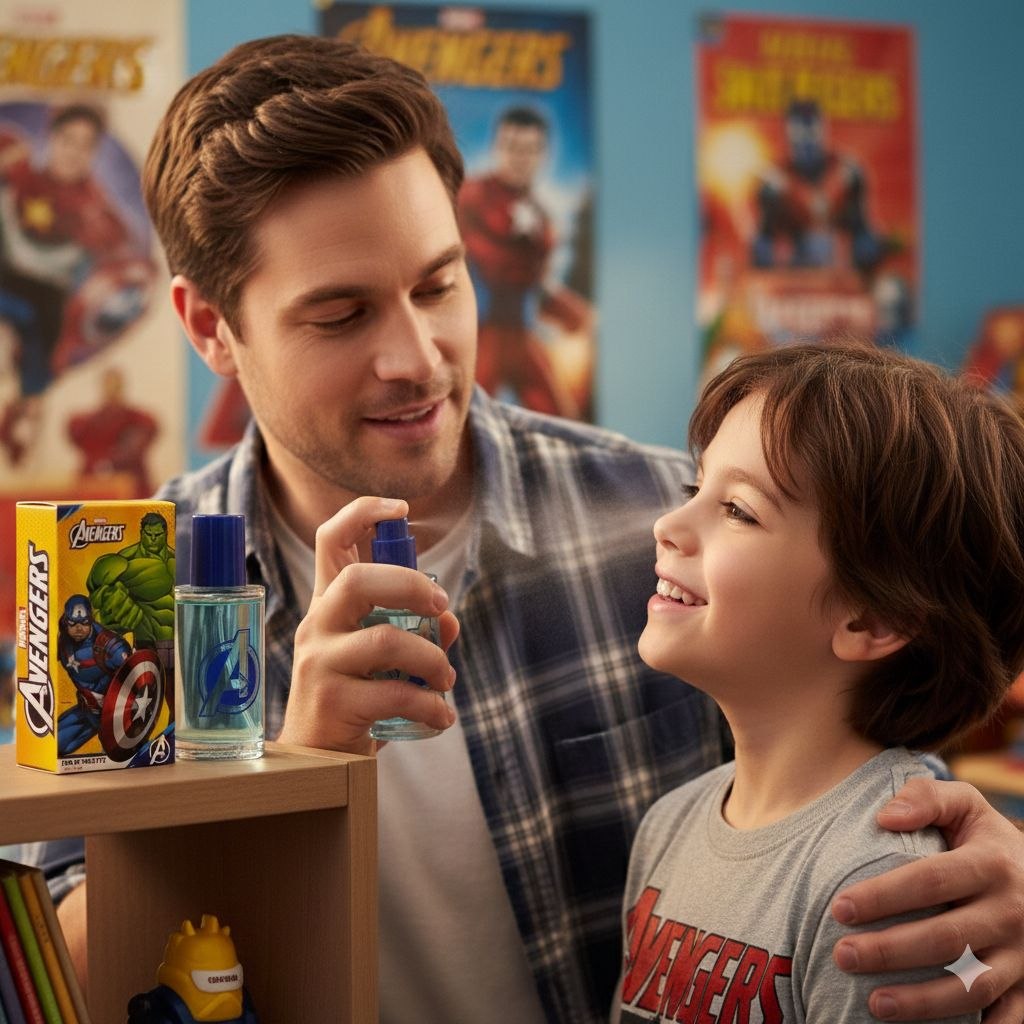 PERFUME PARA NIÑO MARVEL LOS VENGADORES EDT 50ML (H)