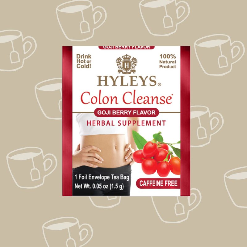 TE SABOR BAYAS DE GOJI LIMPIEZA DE COLON ALIVIA EL ESTREÑIMIENTO HYLEYS SLIM TEA 25UND