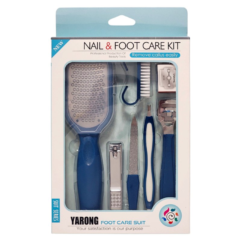 SET DE PEDICURA DE 7 PIEZAS PARA EL CUIDADO DE LAS UÑAS Y LOS PIES YARONG
