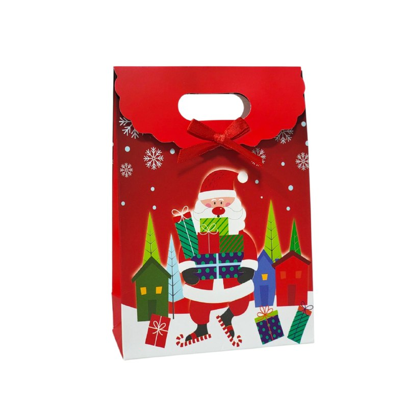 BOLSA DE REGALO NAVIDEÑA MINI MEDIANO 14X21CM