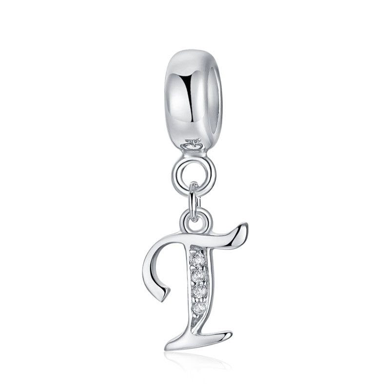 PCHARM4056$T LETRA T PANDORA PLATA 9.25