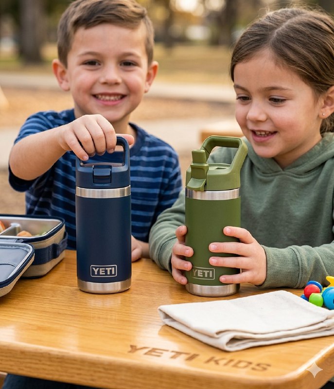 TERMO YETI KIDS ORIGINAL PARA NIÑOS DE ACERO INOXIDABLE DE 12OZ PRECIO ROJO ES POR CAJA COMPLETA