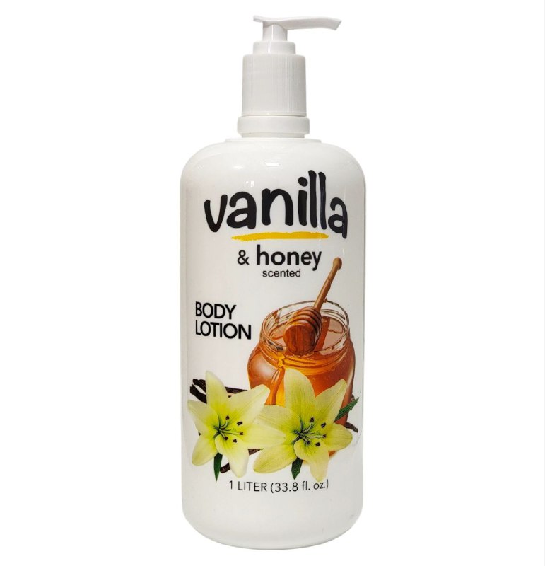 CREMA CORPORAL DE ESENCIA DE VAINILLA Y MIEL HUMECTANTE REVITALIZANTE VANILLA 1L