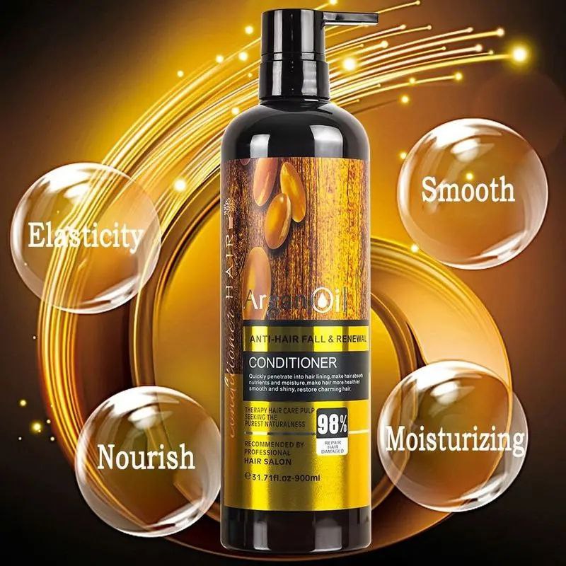 ACONDICIONADOR CON ACEITE DE ARGAN ANTICAIDA HAIR 900ML