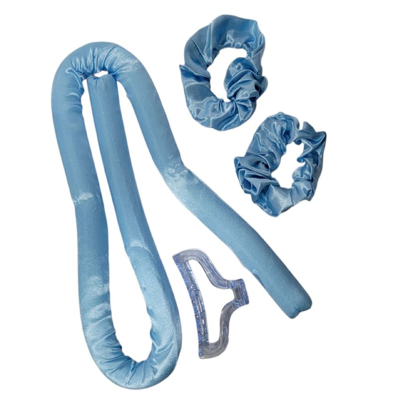 RIZADORES DE PELO SIN CALOR, QUE PERMITEN CREAR ONDAS Y RIZOS SUAVE Y PROTEGIDOS, EVITANDO DAÑOS POR CALOR, FABRICADOS CON MATERIALES SUAVES FACILES DE USAR 3 COLORES