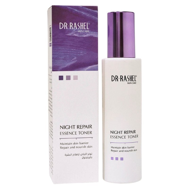 TONICO FACIAL DE NOCHE REPARADOR CON RETINOL 100ML, FORMULADO PARA ILUMINAR Y REAFIRMAR LA PIELM HIDRATA, REVITALIZA LA PIEL DR RASHEL