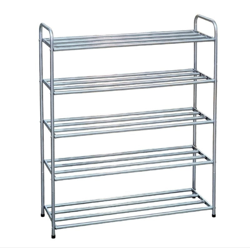 ORGANIZADOR ZAPATERA DE METAL DE 4 NIVELES, RESISTENTE, CAPACIDAD 16 PARES, 2 COLORES LT-05 82X67CM