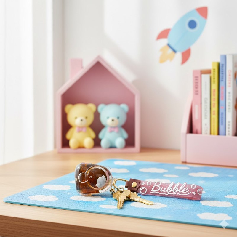 LLAVEROS DE ARENA MOVEDIZA LIQUIDA, 5 ESTILOS DISPONIBLES