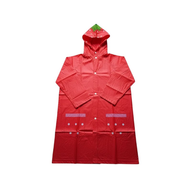 CAPOTE PARA LLUVIA DE PVC IMPERMEABLE PARA NIÑOS LIGERO Y FACIL DE LLEVAR 5 COLORES