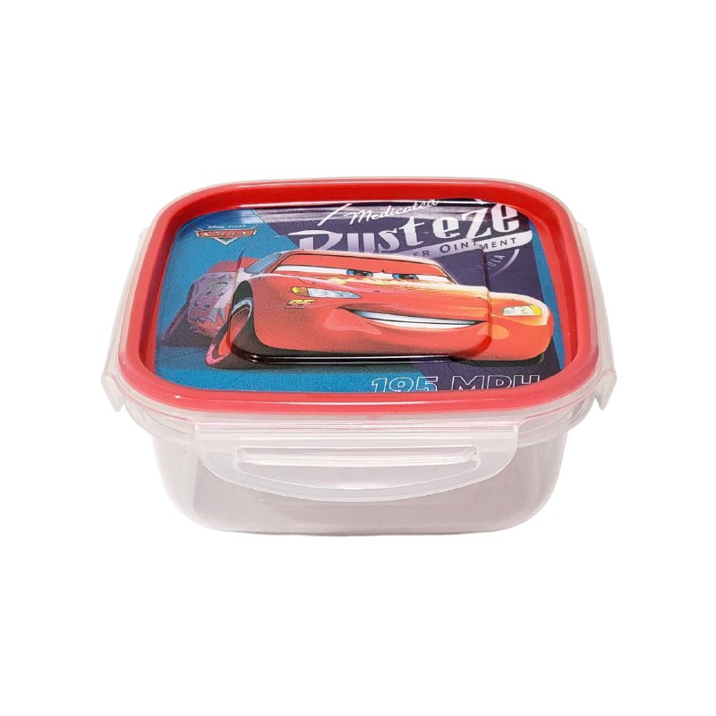 ORGANIZADOR RECIPIENTE PARA NIÑOS CON DISEÑO DE CARS