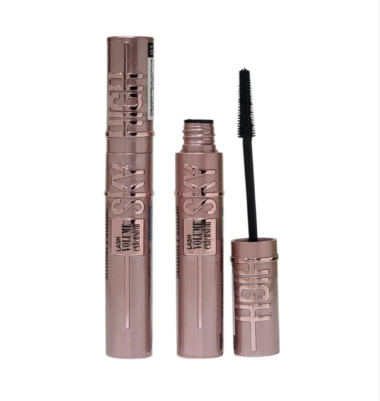 MASCARA PARA PESTAÑAS RIMEL DUPE MAYBELLINE SKY HIGH ALARGAMIENTO SIN LIMITES, VOLUMEN COMPLETO, APRUEBA DE AGUA MILLION PAULINE 6ML (DUPE MAYBELLINE NEW YORK SKY HIGH)