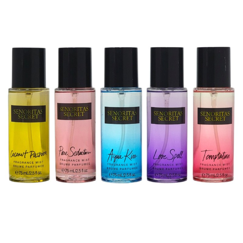 SET DE 5 MINI SPLASH SENORITAS SECRET 75MLX5 (M)