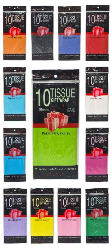 DECORACION PAPELILLO PARA REGALOS, PAQUETE DE 10 HOJAS DE PAPELILLO, PAPAEL CHINA, PAPEL DE SEDA IDEAL PARA MANUALIDADES, RELLENO O ENVOLTURAS DE REGALO TISSUE GIFT WRAP 50X66CM